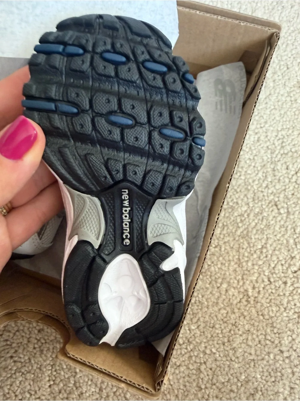 NIB New Balance Toddler Bungee 530 White/Navy